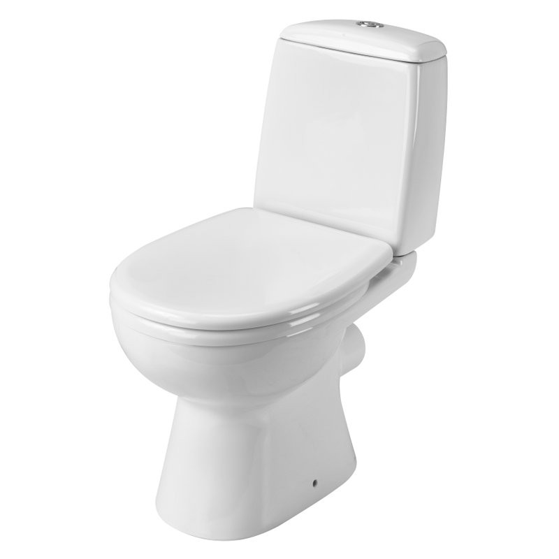 Унитаз-компакт напольный Santek Цезарь 1WH301746 с микролифтом, белый