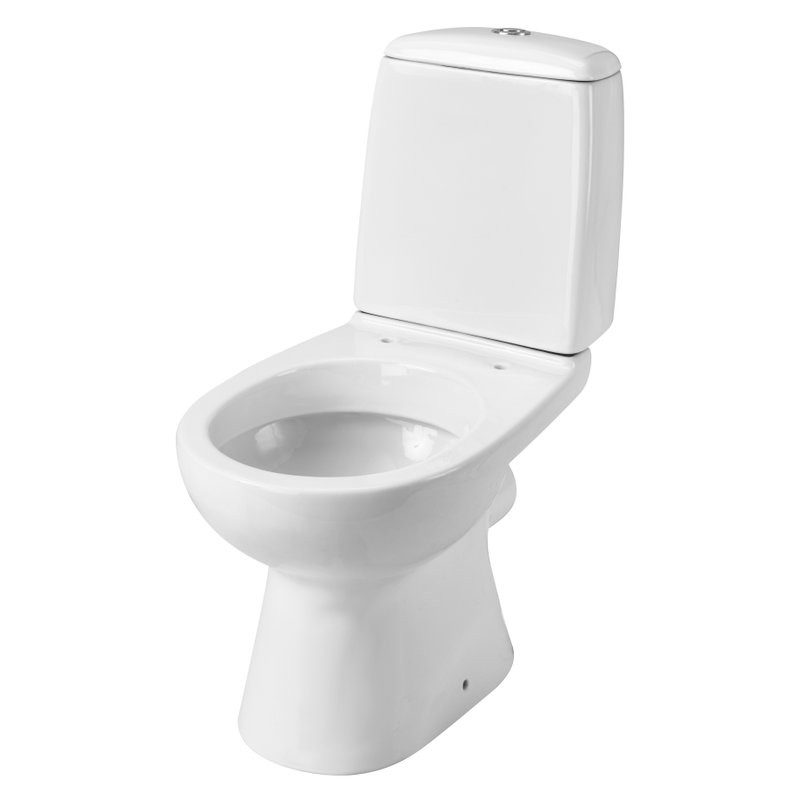 Унитаз-компакт напольный Santek Цезарь 1WH301746 с микролифтом, белый