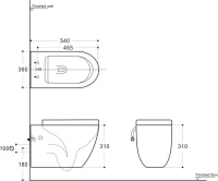 Унитаз подвесной Aquanet Cetus CETUS-W Унитаз подвесной Aquanet Cetus CETUS-W