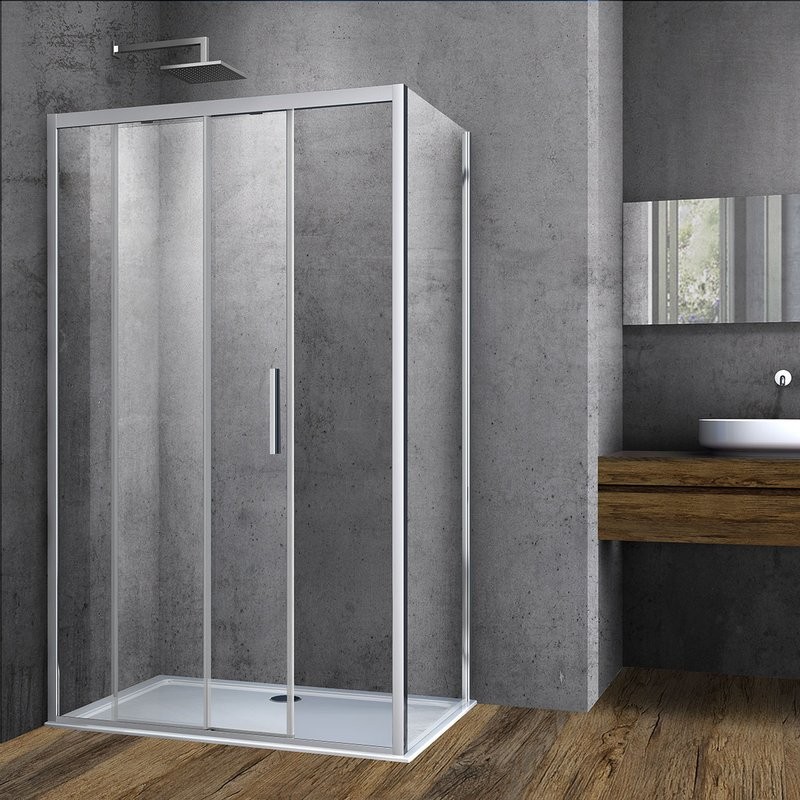 Душевой уголок Vincea Soft VSR-3SO9012CL 120х90 см, профиль хром