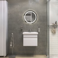 Мебель для ванной комнаты Vigo Holly 50 подвесная, белая, раковина Como 50