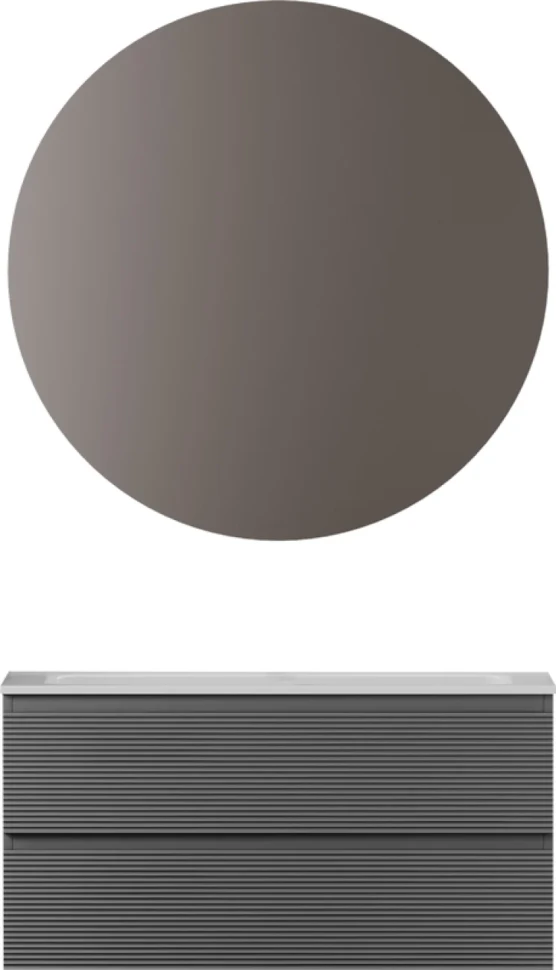 Мебель для ванной комнаты Sancos Folk 100 grey soft