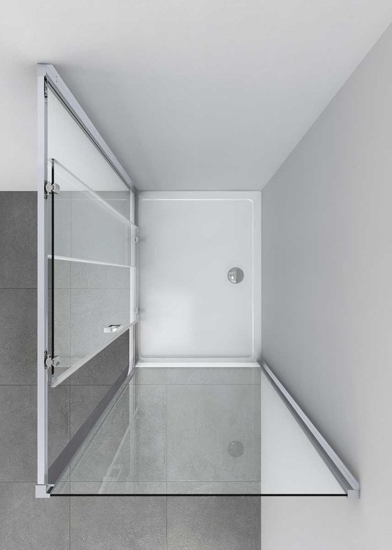 Душевой уголок Vincea Alpha VSR-3AL9012CL 120х90 см, профиль хром