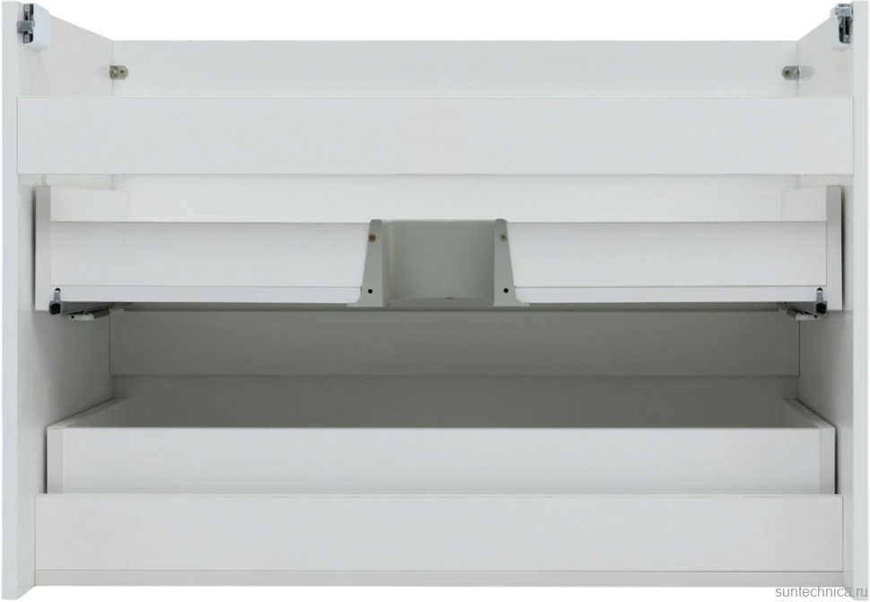 Мебель для ванной комнаты Aquanet Нота new 95 подвесна, белая глянцевая