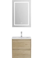 Мебель для ванной комнаты BelBagno Kraft 39 50 rovere nebrasca nature, раковина BB-8099-3-50