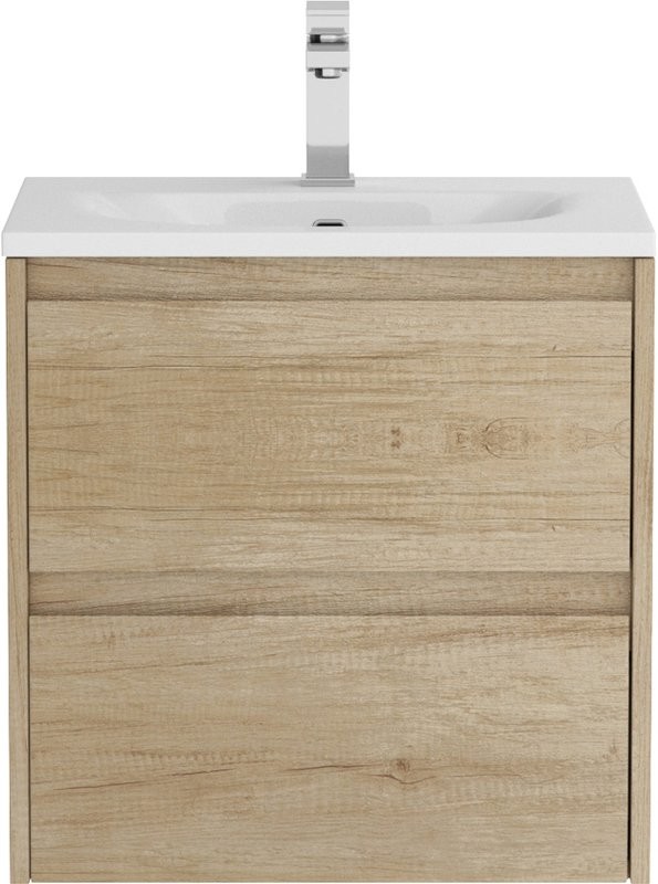 Мебель для ванной комнаты BelBagno Kraft 39 50 rovere nebrasca nature, раковина BB-8099-3-50