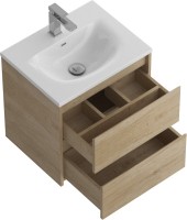 Мебель для ванной комнаты BelBagno Kraft 39 50 rovere nebrasca nature, раковина BB-8099-3-50
