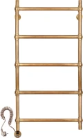 Полотенцесушитель электрический Secado Флоренция 1 105x55 см, подключение слева, бронза, лесенка, латунь
