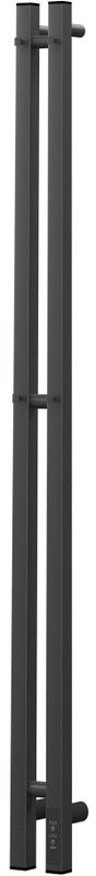 Полотенцесушитель электрический Point Гермес П3 PN13812GB 8х120, графит блеск