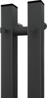 Полотенцесушитель электрический Point Гермес П3 PN13812GB 8х120, графит блеск
