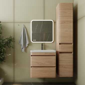 Мебель для ванной Style Line Атлантика 60 Люкс Plus, подвесная, ясень перламутр