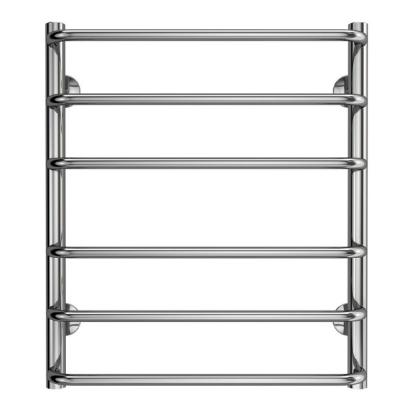Полотенцесушитель Azario FERRARA 500/600 водяной 6 пер. (1"-1/2" Полированный)