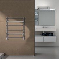 Полотенцесушитель Azario FERRARA 500/600 водяной 6 пер. (1"-1/2" Полированный)