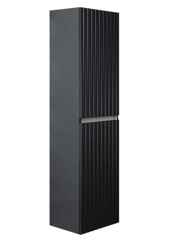 Шкаф-пенал для ванной Art&Max Elegant 150 матовый черный