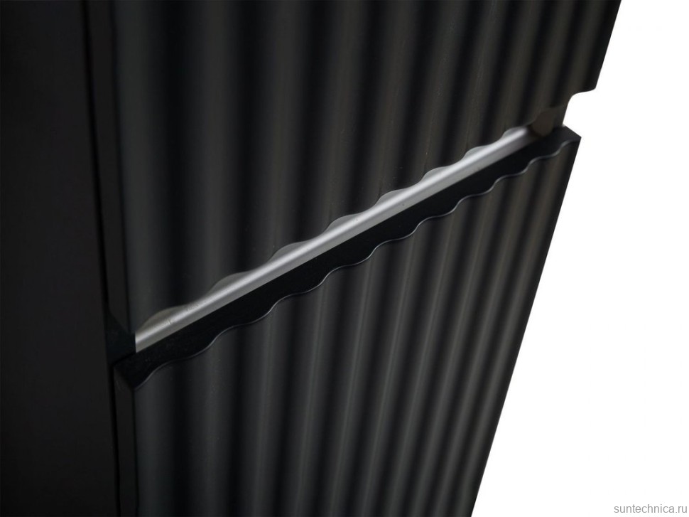 Шкаф-пенал для ванной Art&Max Elegant 150 матовый черный