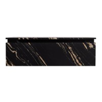 Мебель для ванной комнаты Cezares Slider 100 подвесная, 2 ящика, черный фьюжн