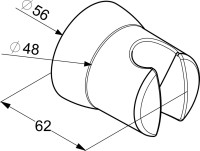 Настенный держатель Kludi Sirena 6305005-00 хром