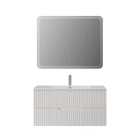 Мебель для ванной комнаты Cezares Duet 100 bianco lucido, раковина Cezares CZR-8095-100
