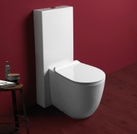 Унитаз-компакт напольный Simas Vignoni VI01bi безободковый, бачок CT09bi