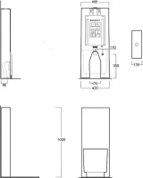Унитаз-компакт напольный Simas Vignoni VI01bi безободковый, бачок CT09bi