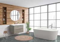 Тумба под раковину BelBagno Albano-Cer 80 подвесная, pino scania