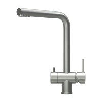 Смеситель для кухни Granula Kitchen Space 7011 матовая сталь