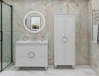 Тумба с раковиной Caprigo Valletta 100 белая Тумба с раковиной Caprigo Valletta 100 белая