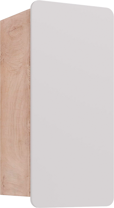 Шкаф Lemark Olivia дуб кантри, белый глянцевый