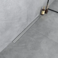 Душевой трап (лоток) Boheme Premium Linear 80 см, хром