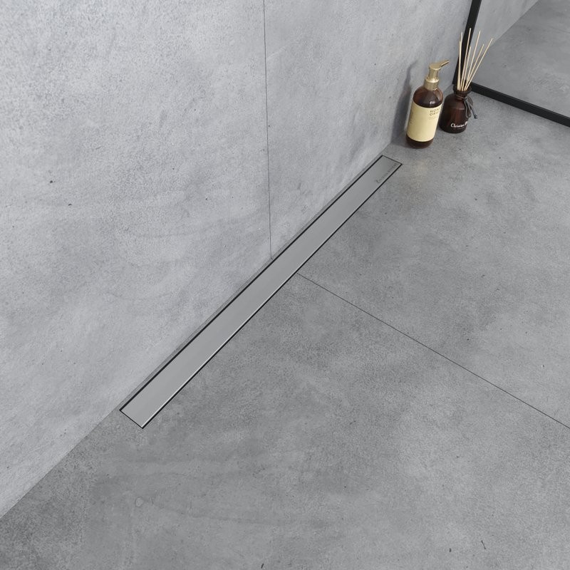 Душевой трап (лоток) Boheme Premium Linear 80 см, хром