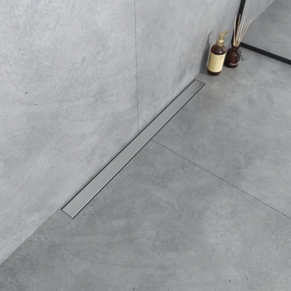 Душевой трап (лоток) Boheme Premium Linear 80 см, хром