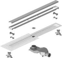 Душевой трап (лоток) Boheme Premium Linear 80 см, хром