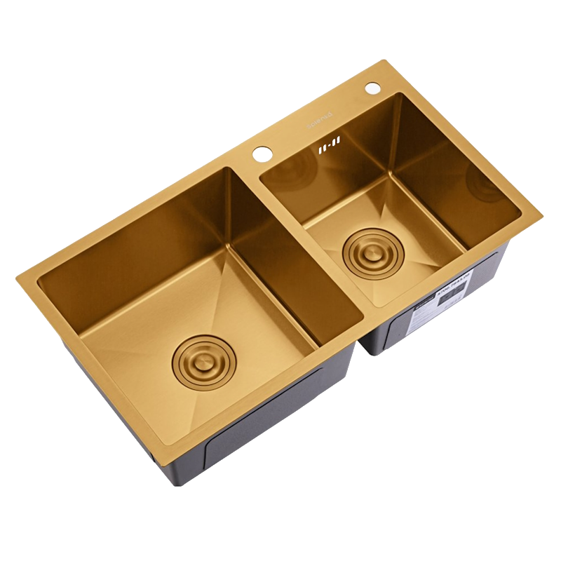 Кухонная мойка Splenka S706.7843.03, золотой сатин