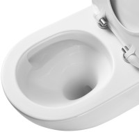 Унитаз подвесной AQUAme AQM2002PRO безободковый, с микролифтом, белый
