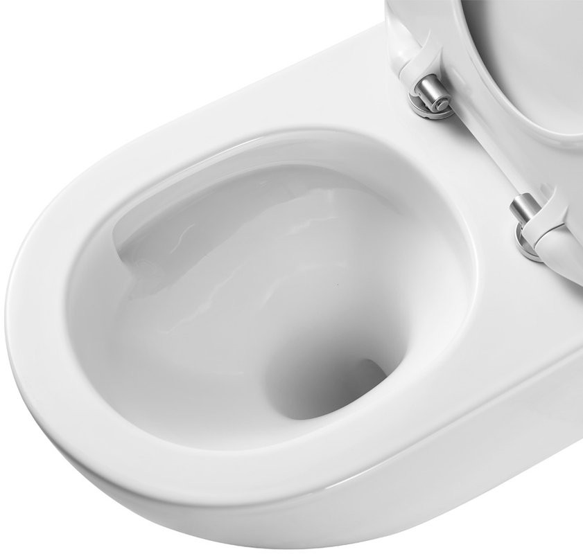 Унитаз подвесной AQUAme AQM2002PRO безободковый, с микролифтом, белый