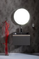 Тумба под раковину Armadi Art Vallessi 60 антрацит, матовая