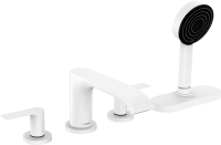 Смеситель на борт ванны Hansgrohe Vivenis 75444700 матовый белый