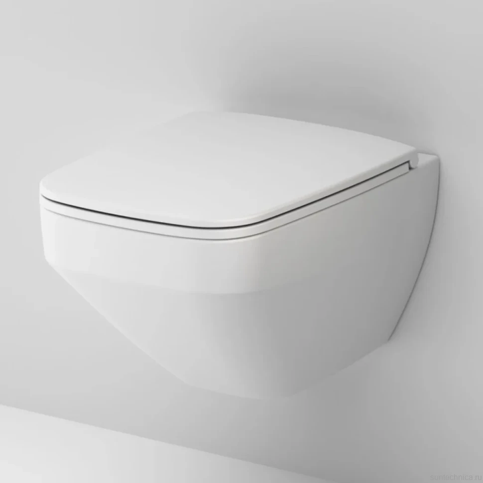 Унитаз подвесной AM.PM Inspire V2.0 FlashClean с микролифтом, белый матовый