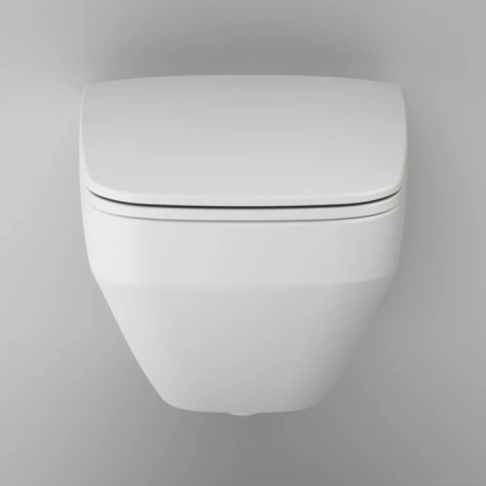 Унитаз подвесной AM.PM Inspire V2.0 FlashClean с микролифтом, белый матовый