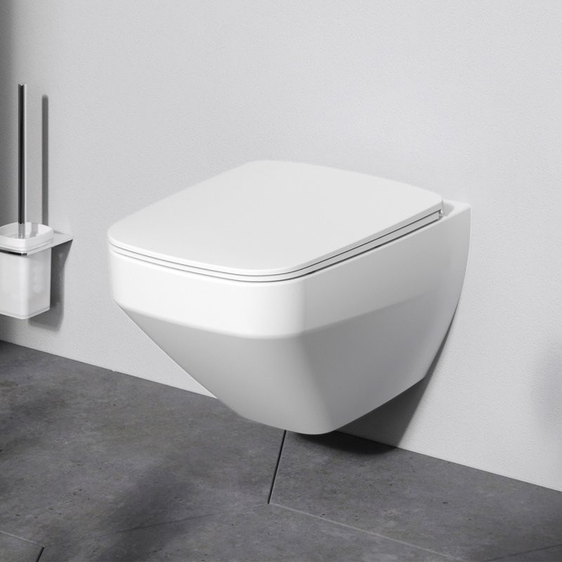 Унитаз подвесной AM.PM Inspire V2.0 FlashClean с микролифтом, белый матовый