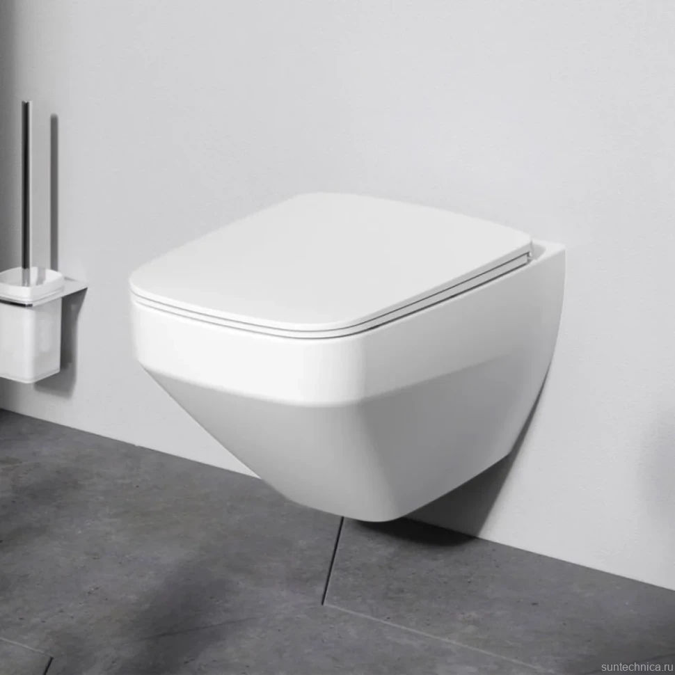Унитаз подвесной AM.PM Inspire V2.0 FlashClean с микролифтом, белый матовый