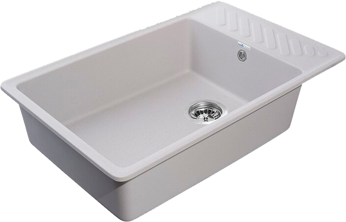 Комплект Мойка GranFest Quarz Z 51 серая + Смеситель РМС Sus124gy SUS124GY-016F серый, сталь