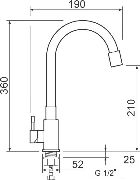 Комплект Мойка GranFest Quarz Z 51 серая + Смеситель РМС Sus124gy SUS124GY-016F серый, сталь