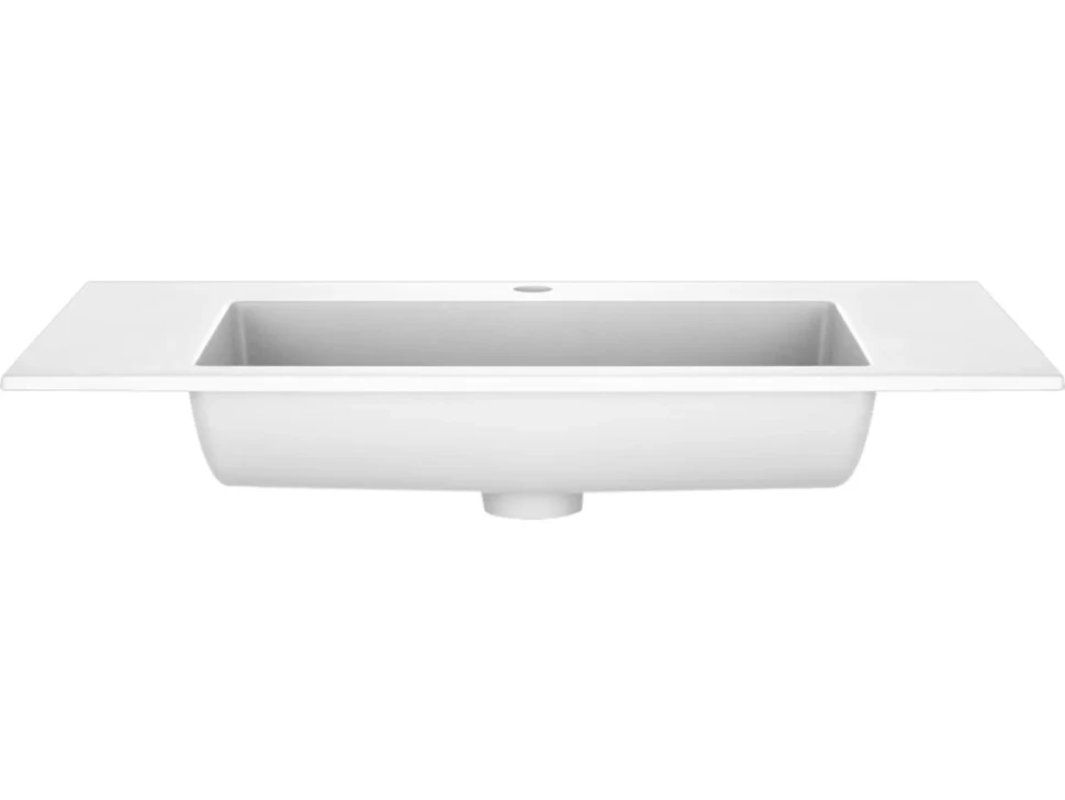 Мебель для ванной комнаты Vincea Chiara 2D 80, 2 ящика, темный дуб, с белой раковиной