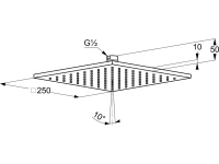 Верхний душ Kludi A-QA 6442505-00 Верхний душ Kludi A-QA 6442505-00