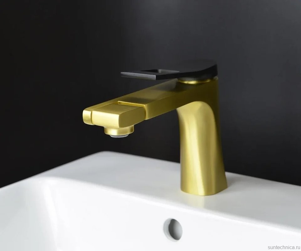 Смеситель для раковины Bronze de Luxe Element EL02XGB золото черный