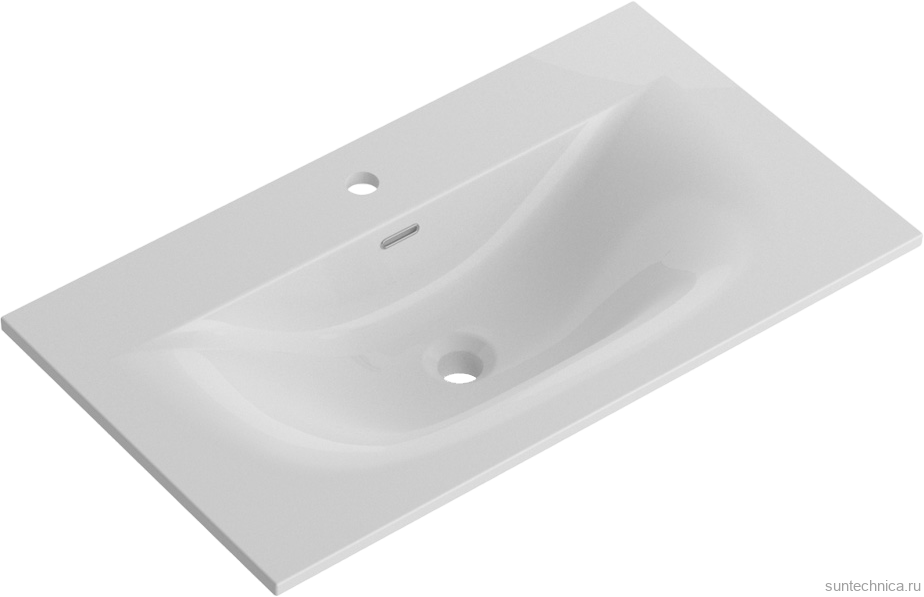 Тумба с раковиной BelBagno Kraft 80 подвесная, матовая темно-серая, раковина bb-8099-80