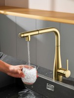 Смеситель для кухни AQUAme Cucina с выдвижным изливом AQM9902BG