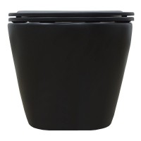 Унитаз подвесной Azario Gloria AZ-2003MB безободковый чёрный матовый