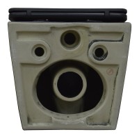 Унитаз подвесной Azario Gloria AZ-2003MB безободковый чёрный матовый